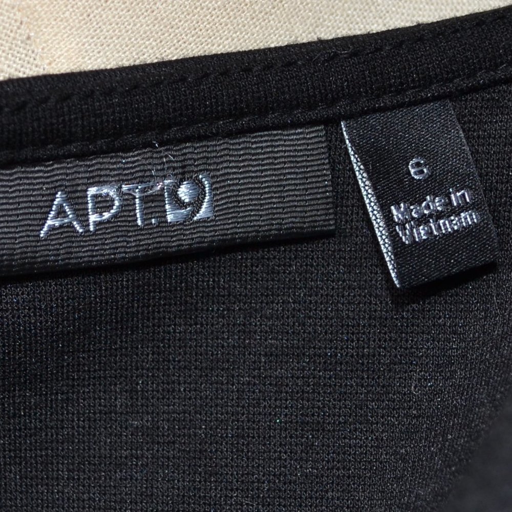 Apt.9 Black Sleeveless A Line Dress Size 6 - Picture 11 of 11